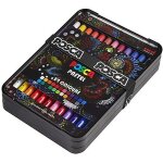 Crayon de cire - posca - 24 couleurs - criture douce - mlangeable - mixte