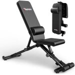 Banc de musculation - pasyou - pa500 - pliable - r�glable (7 positions) - charge 400 kg