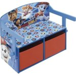 Pat patrouille - banc pupitre et rangement en bois 3 en 1