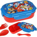 Lunchbox - paw patrol - bote  goter avec couverts - bleu - rectangulaire - compatible lave - vaisselle ...