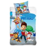 Parure de lit coton enfant - pat patrouille go - housse de couette 140x200 cm et une taie d?oreiller ...