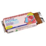 Pte  modeler autodurcissante - omyacolor - plastiroc - rouge - 1kg - terracotta