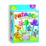 Pate � modeler - sentosphere - patarev - blister - t�tes de crayon - 5 pots de couleur - 8 t�tes danimaux ...