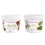 Pte de pistache 200 g + noisette et amande 200 g
