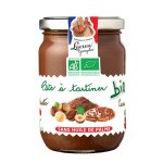 Pate  tartiner aux noisettes du lot et garonne et cacao bio lucien georgelin le bocal de 280g
