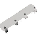 Patre adhsive 4 ttes - inox