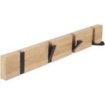 Patre murale - ystp - 4 crochets rtractables - bambou et aluminium - capacit 14. 5kg - design contemporain ...