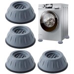 Patins anti vibration 4 pi�ces pieds en caoutchouc pour machines � laver s�choirs et meubles