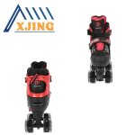 Patins � glace ajustables - xjing - rouge et noir - frein en aluminium - taille s (27 - 31) - confort ...