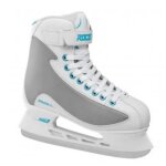 Patins de hockey sur glace - roces - rsk 2 - gris / blanc - unisexe - taille 38