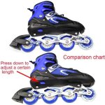 Patins à roues alignées rollers en ligne garçons - filles taille 32 - 37 Patins à roues alignées rollers en ligne garçons - filles taille 32 - 37