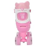 Patins à roulettes 4 roues - jeobest - haut classique - rollers parallèles - adultes enfants - rose Patins à roulettes 4 roues - jeobest - haut classique - rollers parallèles - adultes enfants - rose