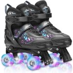 Patins à roulettes - caroma - patins quad enfants 3 ans - ados - roues lumineuses Patins à roulettes - caroma - patins quad enfants 3 ans - ados - roues lumineuses