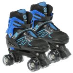 Patins � roulettes casajoy - roller quad - taille 27 - 32 - bleu