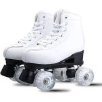 Patins à roulettes - zgeer - classiques - unisexe - 4 roues - cuir haut de gamme Patins à roulettes - zgeer - classiques - unisexe - 4 roues - cuir haut de gamme