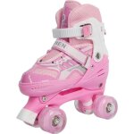 Patin à roulettes enfants huole - roller quad réglables - rose Patin à roulettes enfants huole - roller quad réglables - rose