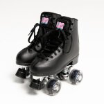 Patins à roulettes - femme / fille - noir - taille 38 - résistant Patins à roulettes - femme / fille - noir - taille 38 - résistant