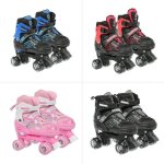 Patins  roulettes pour garons filles - willonin - taille ajustable - bleu - roller