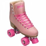 Patins  roulettes - impala skate - pink tartan - roller - glisse urbaine - adulte