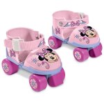 Patins  roulettes + protections - mondo - minnie - protections ajustables - poids max : 20 kg