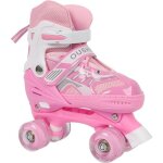 Patins à roulettes roller quad réglables pour enfants et filles - kedia - flash rose - taille s Patins à roulettes roller quad réglables pour enfants et filles - kedia - flash rose - taille s