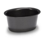 Patisse 4 moules aspics antiadhsif en acier revtu - 9 x 55 cm - noir