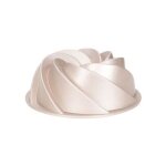 Patisse - moule  kouglof couronne - 24 cm - rose cuivr - les spcifiques