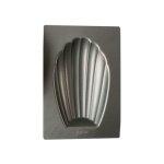 Patisse - moule  madeleine xxl - 20 cm - gris anthracite - profi
