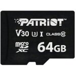 Patriot memory carte micro sd psf64gvx31mcx 64 go