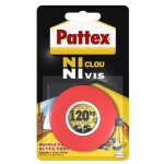 Pattex adhésifs fixation ncnv 100kg 19mmx1. 5m Pattex adhésifs fixation ncnv 100kg 19mmx1. 5m