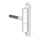 Paumelle fiche - monin - 654020 - �13 mm - h83 mm - �poxy blanc