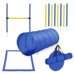 Pawhut agility sport pour chiens équipement complet obstacle tunnel slalom zone repos + sac de transport ... Pawhut agility sport pour chiens équipement complet obstacle tunnel slalom zone repos + sac de transport ...