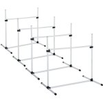 Pawhut - agility - plastique - 99x65x94cm - blanc Pawhut - agility - plastique - 99x65x94cm - blanc