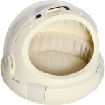 Pawhut - maison pour chat - pp peluche - 41x41x35. 2cm - beige