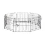Pawhut parc enclos chiots animaux domestiques pour chiens lapins rongeurs petits animaux diamtre 180 ...