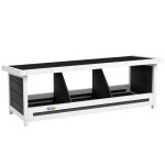 Pawhut - pondoir - bois de sapin - 95x37x34cm - gris