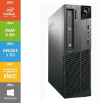 Lenovo - pc de bureau thinkcentre m71 - dual core - ram 8go - stockage 1to - windows 10 - reconditionn� ...