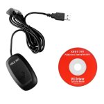 Adaptateur sans fil usb - microsoft - xbox 360 - pc gaming - compatible windows xp - 10 - noir