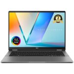 Pc portable asus vivobook 14 flip oled tp3407 : win 11 - 14. 0 wuxga tactile - intel core ultra 7 258v ...