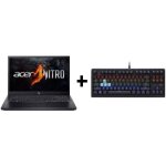 Pc portable gamer acer nitro v 15 anv15 - 41 - r85w - sans windows - 156fhd ips 144hz - rtx 4050 - ryzen ...