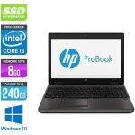 Pc portable hp 6570b - i5 - 8go - 240go ssd - 15. 6 - win 10