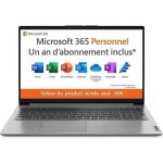 Pc portable lenovo ideapad 1 15igl7 windows 11 - 156 fhd - celeron n4500 - ram 4 go - stockage 128go ...