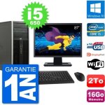Pc tour hp 8100 ecran 27 intel core i5 - 650 ram 16go disque 2to windows 10 wifi