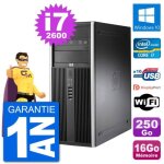 Pc tour hp 8200 intel core i7 - 2600 ram 16go disque dur 250go windows 10 wifi
