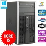 Pc tour hp pro 6200 core i5 3. 1ghz 8go disque 240go ssd graveur wifi win 7