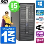 Pc tour hp prodesk 600 g1 intel core i5 - 4570 ram 16go ssd 240go windows 10 wifi
