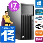 Pc tour hp z230 intel core i7 - 4770 ram 16go disque dur 1to windows 10 wifi