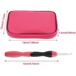 Pcs - set led crochet lumineux crochets usb rechargeable avec bonus couture accessoires aiguille a tricoter ...