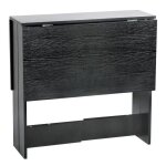 Table � manger - peaches - console pliable - noir - facile � nettoyer - design contemporain