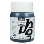 Peinture acrylique - p�b�o - 500 ml - couleur noir - mixte - �ducatif